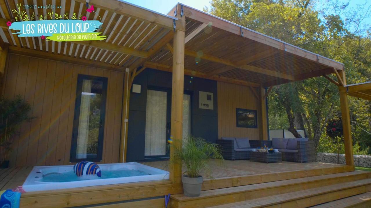 Camping Hotel Les Rives Du Loup Tourrettes-sur-Loup Dış mekan fotoğraf